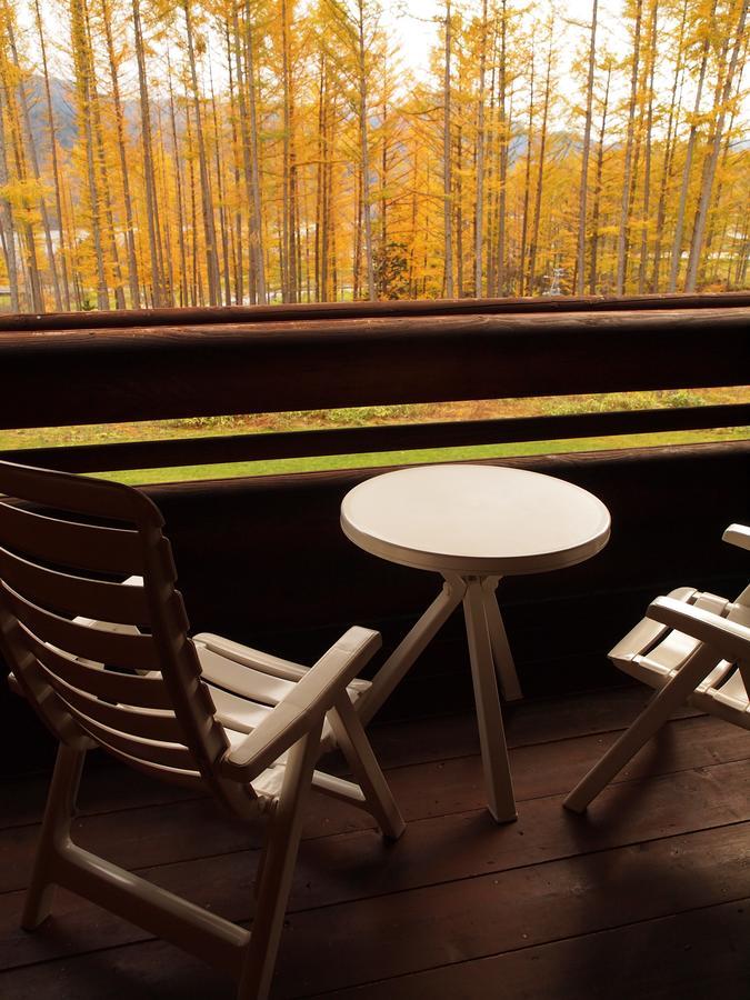 Log Hotel Larch Lake Kanayama Minamifurano Стая снимка